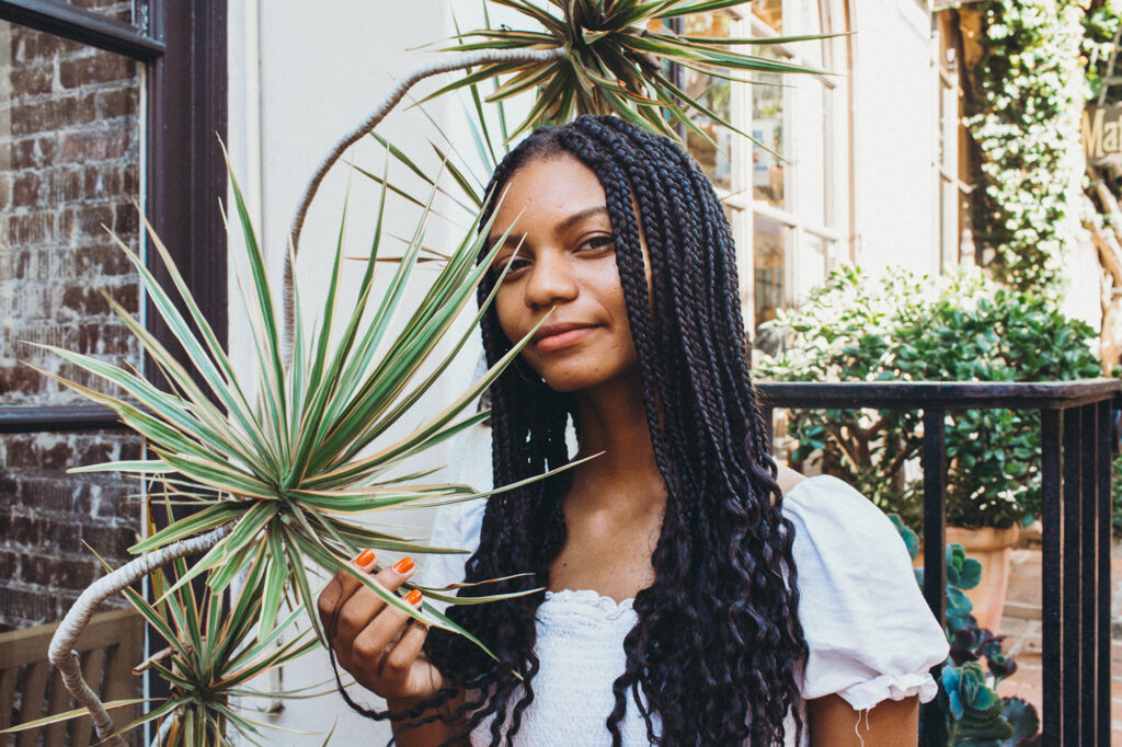 Eco-communicator, Green Girl Leah. The face of the modern environmental movement is changing as more BIPOC eco-influencers and content creators share their stories and voices. 